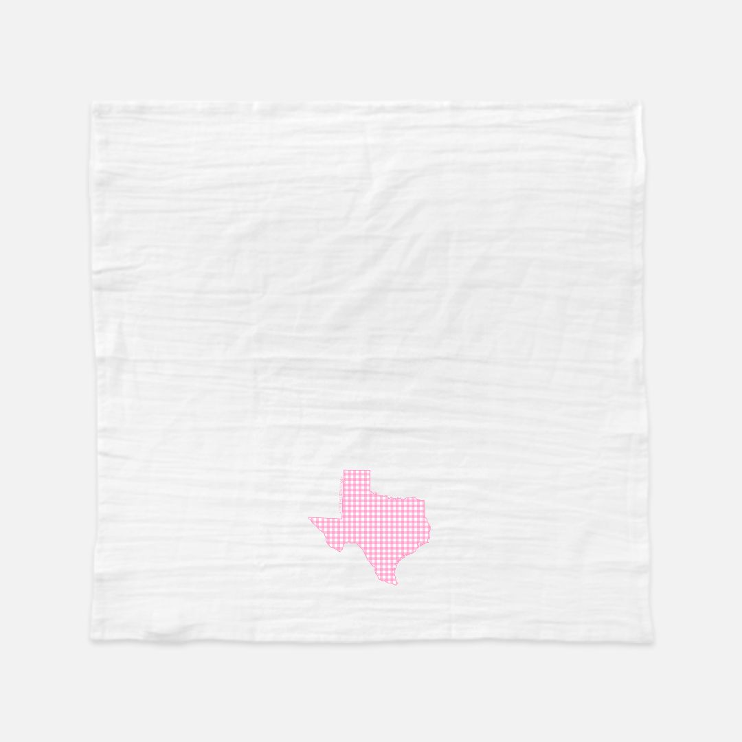 TEXAS TEA TOWEL - PINK