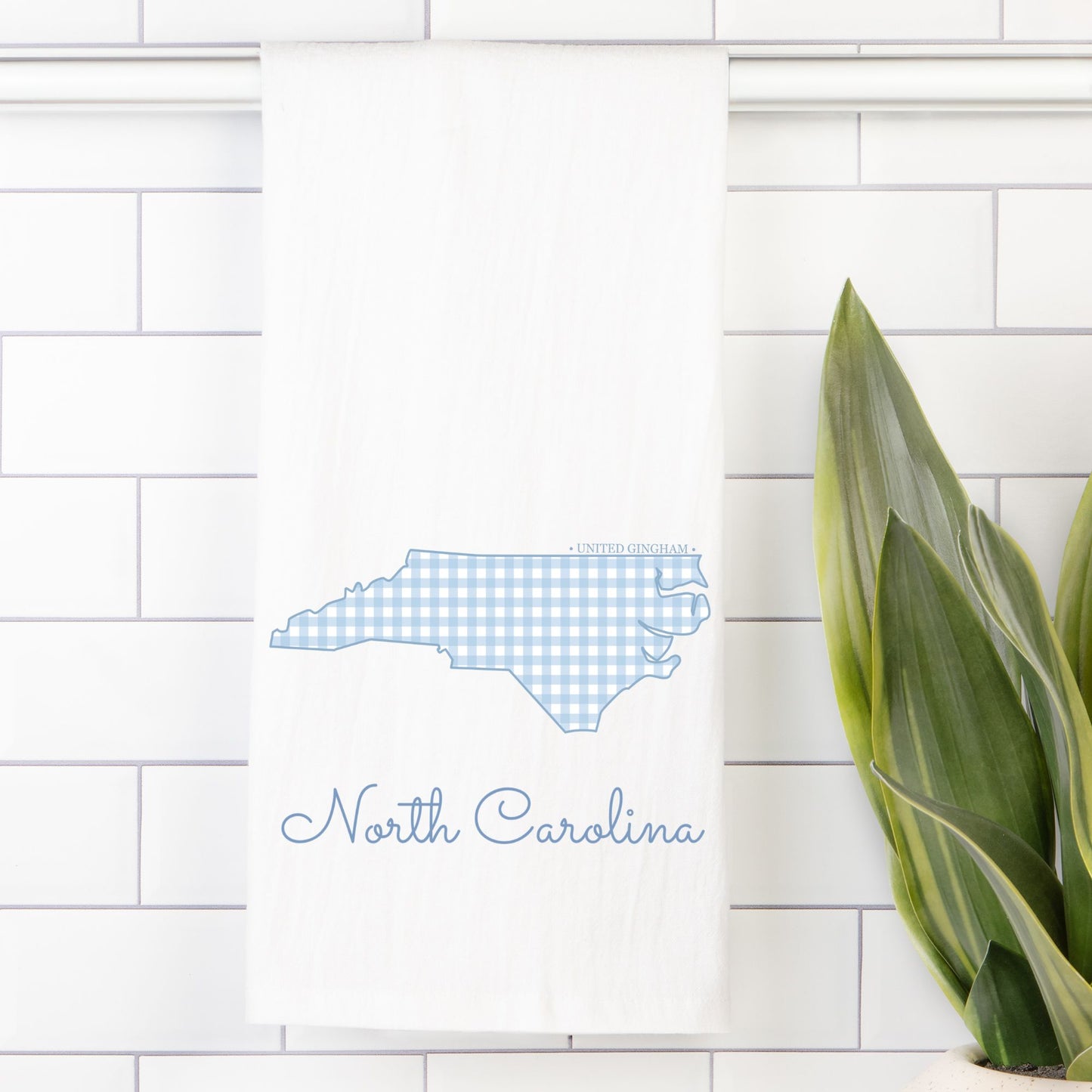 NORTH CAROLINA TEA TOWEL - BLUE