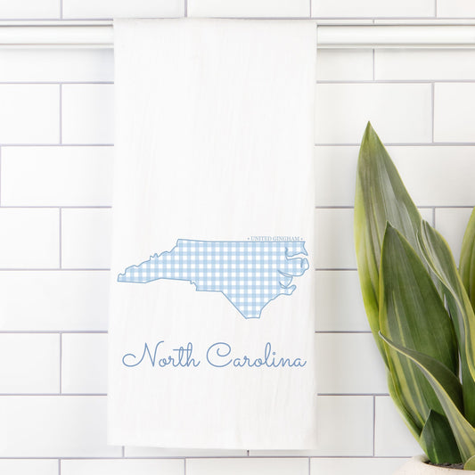 NORTH CAROLINA TEA TOWEL - BLUE