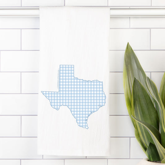 TEXAS TEA TOWEL - BLUE