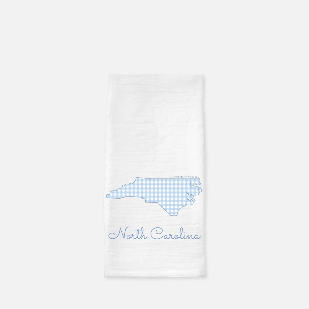 NORTH CAROLINA TEA TOWEL - BLUE