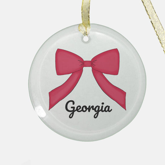 GEORGIA BOW ORNAMENT